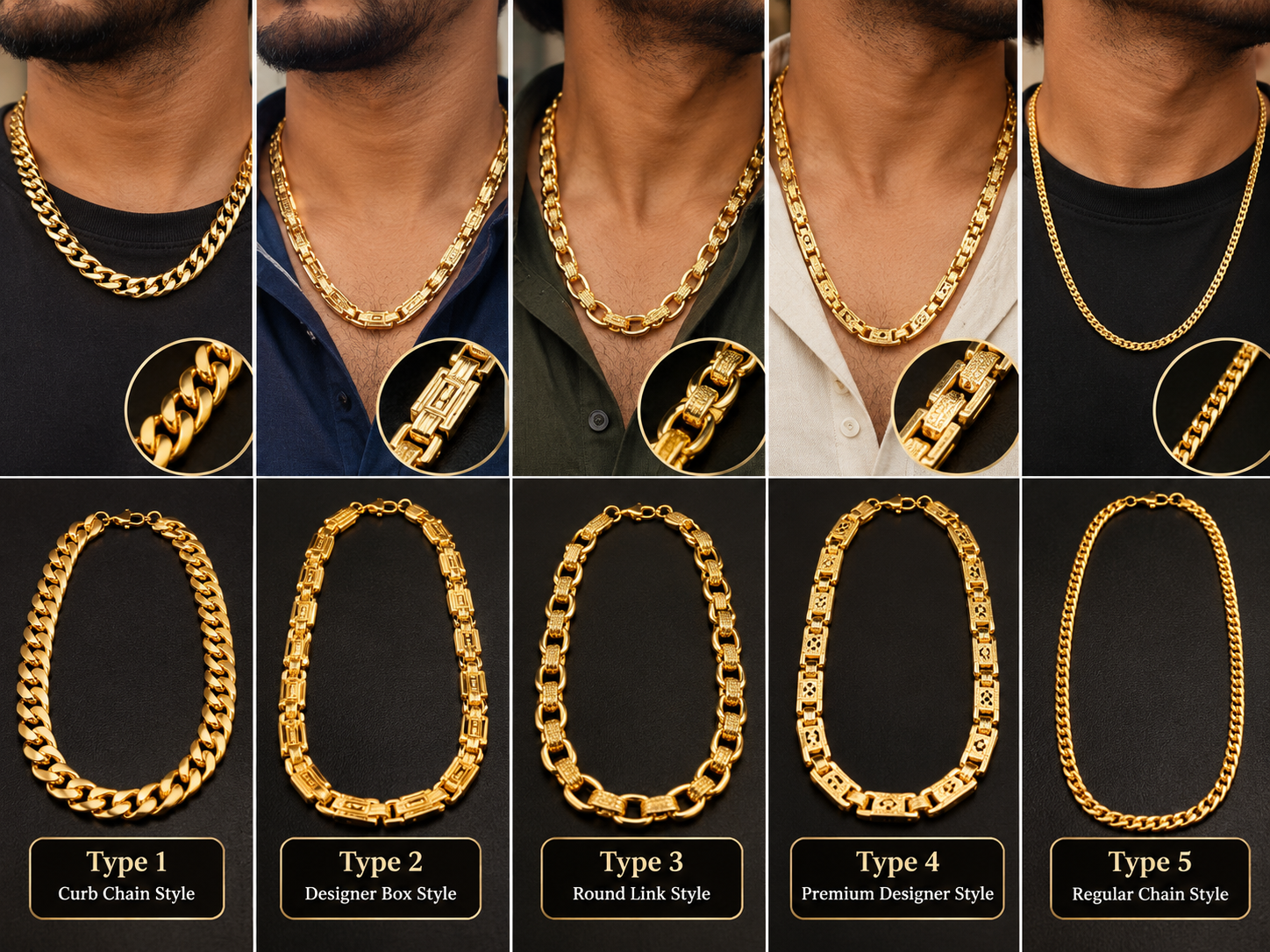 PANCHALOHAM MENS CHAINS